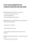FCCN 1 2026 EXAMINATION TEST COMPLETE QUESTIONS AND SOLUTIONS