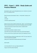 FPCC &ndash; Exam 2 &ndash; 2026 &ndash; Study Guide and Practice Material