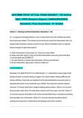 IAHCSMM CRCST ACTUAL EXAM 2026&sol;2027 &vert; 150 Verified Q&A &vert; HSPA Blueprint Aligned &vert; AAMI&sol;AORN&sol;OSHA Standards &vert; Pass Guaranteed - A&plus; Graded