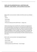 NURS 1240 COLLABORATION EAQ &vert; QUESTIONS AND ANSWERS &vert; 2026 UPDATE &vert; WITH COMPLETE SOLUTION