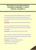 HESI RN Exit Exam Latest 2025-2026 Verified Questions and Answers with Rationales&comma; Elsevier HESI
