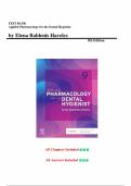 Test bank for Applied Pharmacology for the Dental Hygienist  with test questions and answers graded A&plus;