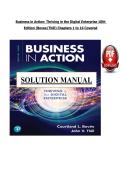 Solutions for Business in Action 10th Edition &lpar;PDF&rpar; &ndash; Bovee