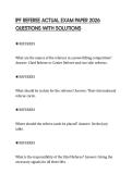 IPF REFEREE ACTUAL EXAM PAPER 2026 QUESTIONS WITH SOLUTIONS