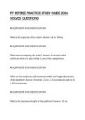 IPF REFEREE PRACTICE STUDY GUIDE 2026 SOLVED QUESTIONS
