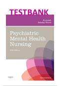 Test Bank for Psychiatric Mental Health Nursing 5th Edition by Fortinash &lpar;2025-2026&rpar; - Complete Chapters 1-30 &vert; ISBN 9780323075725