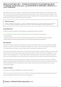 HESI A2 Vocabulary &ndash; HESI Admission Assessment &lpar;A2&rpar;&comma; Nursing Entrance Exam Preparation&comma; Academic Year 2026&sol;2027 &ndash; Questions with Answers