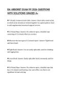 ISA ARBORIST EXAM 191 2026 QUESTIONS WITH SOLUTIONS GRADED A&plus;