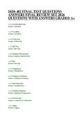 ISDS 402 FINAL TEST QUESTIONS ANSWERS FINAL REVIEW SET 2026 QUESTIONS WITH ANSWERS GRADED A&plus;