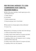 ISDS 1100 EXAM 1 MODULES 1 TO 3 2026 COMPREHENSIVE STUDY GUIDE FULL SOLUTIONS PASSED A&plus;