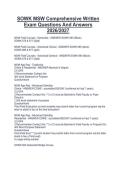 SOWK MSW Comprehensive Written Exam Questions And Answers 2026&sol;2027