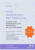 ATI RN Pharmacology Proctored Exam Latest 2025 Verified Questions and Answers Study Guide&comma; Assessment Technologies Institute