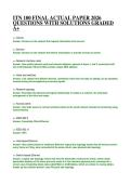 ITN 100 FINAL ACTUAL PAPER 2026 QUESTIONS WITH SOLUTIONS GRADED A&plus;
