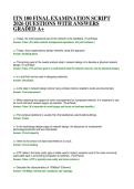 ITN 100 FINAL EXAMINATION SCRIPT 2026 QUESTIONS WITH ANSWERS GRADED A&plus;