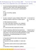 ATI RN Pharmacology Proctored Exam 2025-2026 &vert; Verified Answers and Rationales &vert; 200&plus; Questions Test Bank Latest Update