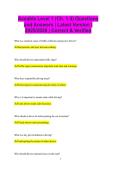 Aceable Level 1 &lpar;Ch&period; 1-3&rpar; Questions and Answers &vert; Latest Version &vert; 2025&sol;2026 &vert; Correct & Verified
