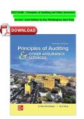 TEST BANK for Principles of Auditing and Other Assurance Services 22nd Edition by Ray Whittington and Kurt Pany &lpar;2025-2026&rpar; &mdash; Complete Verified Chapters 1&ndash;21 &vert; 524&plus; Pages &vert; A&plus; Guide