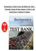 Test Bank &ndash; Biochemistry&colon; A Short Course&comma; 4th Edition by Tymoczko &lpar;2019&rpar;&comma; Chapters 1&ndash;41 &vert; Instant PDF Download