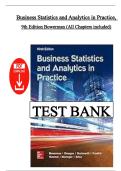 Test Bank &ndash; Business Statistics and Analytics in Practice&comma; 9th Edition by Bowerman &lpar;All Chapters Included&rpar; &vert; Instant PDF Download