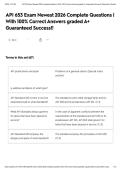 API 653 Exam Newest 2026 Complete Questions &vert; With 100&percnt; Correct Answers graded A&plus; Guaranteed Success&excl;&excl;