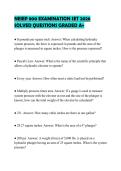 NEIEP 800 EXAMINATION SET 2026 SOLVED QUESTIONS GRADED A&plus;