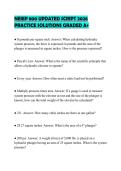 NEIEP 800 UPDATED SCRIPT 2026 PRACTICE SOLUTIONS GRADED A&plus;