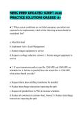 NERC PREP UPDATED SCRIPT 2026 PRACTICE SOLUTIONS GRADED A