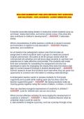 WGU D695 ELEMENTARY FINE ARTS METHODS TEST QUESTIONS AND SOLUTIONS - 100&percnt; ACCURATE - LATEST SEMESTER 2026