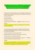 PN HESI Pharmacology Exam 2026 Review Test Bank with  180 Questions and Correct Answers &sol; Evolve HESI PN  Pharmacology Exam Review Test Bank 2026-2027 