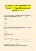 2026 Latest ICC U2 UST Decommissioning Practice  Test with 200 Recently Tested Questions and Correct  Answers&sol; ICC U2 UST Decommissioning Practice  Exam 2026-2027 &lpar;NEW&excl;&rpar;