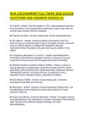 NUR 128 EXAMPREP FULL PAPER 2026 SOLVED QUESTIONS AND ANSWERS GRADED A&plus;