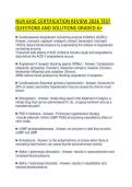 NUR 641E CERTIFICATION REVIEW 2026 TEST QUESTIONS AND SOLUTIONS GRADED A&plus;