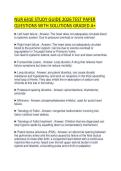 NUR 641E STUDY GUIDE 2026 TEST PAPER QUESTIONS WITH SOLUTIONS GRADED A&plus;