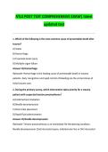 ATLS POST TEST COMPREHENSIVE EXAM&vert; latest updated test