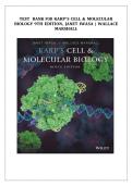 Test Bank - Karp's Cell and Molecular Biology&comma; 9th Edition &lpar;Karp&comma; 2026&rpar; Chapter 1-18 &vert; All Chapters