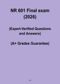 NR 601 Final Exam Study Guide &ndash; Advanced Health Assessment & Exam Review