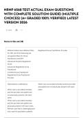 NRNP 6568 TEST ACTUAL EXAM QUESTIONS WITH COMPLETE SOLUTION GUIDE&rpar; &lpar;MULTIPLE CHOICES&rpar; &lpar;A&plus; GRADED 100&percnt; VERIFIED&rpar; LATEST VERSION 2026