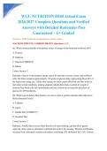 WGU D440 NUTRITION  Actual Exam 2026&sol;2027 Complete Questions and Verified Answers with Detailed Rationales Pass Guaranteed - A&plus; Graded