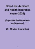 Ohio Life&comma; Accident and Health Insurance Exam Study Guide &ndash; Licensing Test Review