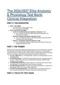 Ultimate 2026&sol;2027 Anatomy & Physiology Test Bank&colon; Clinical Integration &lpar;Hole's 13th Edition&rpar;