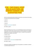 C702 - CHFI EXAM LATEST QUESTIONS AND VERIFIED ANSWERS 100&percnt; GUARANTEED PASS