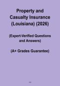 Louisiana Property and Casualty Insurance Study Guide &ndash; Licensing Exam Prep