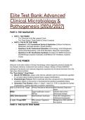 Elite Clinical Microbiology & Pathogenesis Test Bank &lpar;2026&sol;2027&rpar; &vert; Tortora 13th Ed&period; Compatible