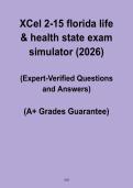 XCel 2-15 Florida Life & Health State Exam Simulator &ndash; Insurance Practice Test
