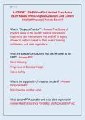 AAOS EMT 12th Edition Final Verified Exam Actual  Exam Newest With Complete Questions And Correct  Detailed Answers&vert;&vert; Newest Exam&excl;&excl;&excl;