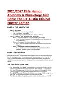 2026&sol;2027 Elite Human Anatomy & Physiology Test Bank &vert; Hole's Anatomy &lpar;13th & 15th Ed&rpar; &vert; UT Austin Clinical Master Edition