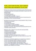 NURA 1500 EXAM REVIEW 2026 VERIFIED QUESTIONS AND ANSWERS COLLECTION