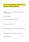 CNIT 242 FINAL PAPER 2026 QUESTIONS WITH CORRECT ANSWERS GRADED A&plus;