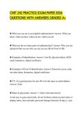 CNIT 242 PRACTICE EXAM PAPER 2026 QUESTIONS WITH ANSWERS GRADED A&plus;