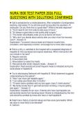 NURA 1500 TEST PAPER 2026 FULL QUESTIONS WITH SOLUTIONS CONFIRMED